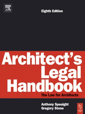 cover image of Architect's Legal Handbook